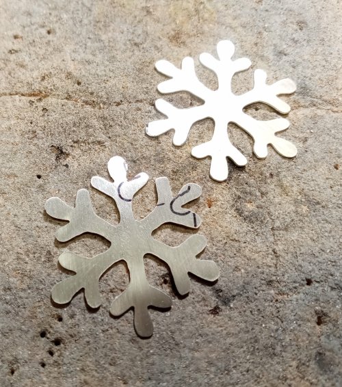 Judy Larson's Snowflake Ornaments - , Holiday Designs, Butane Torch, Soldering, Solder, snowflake ornament